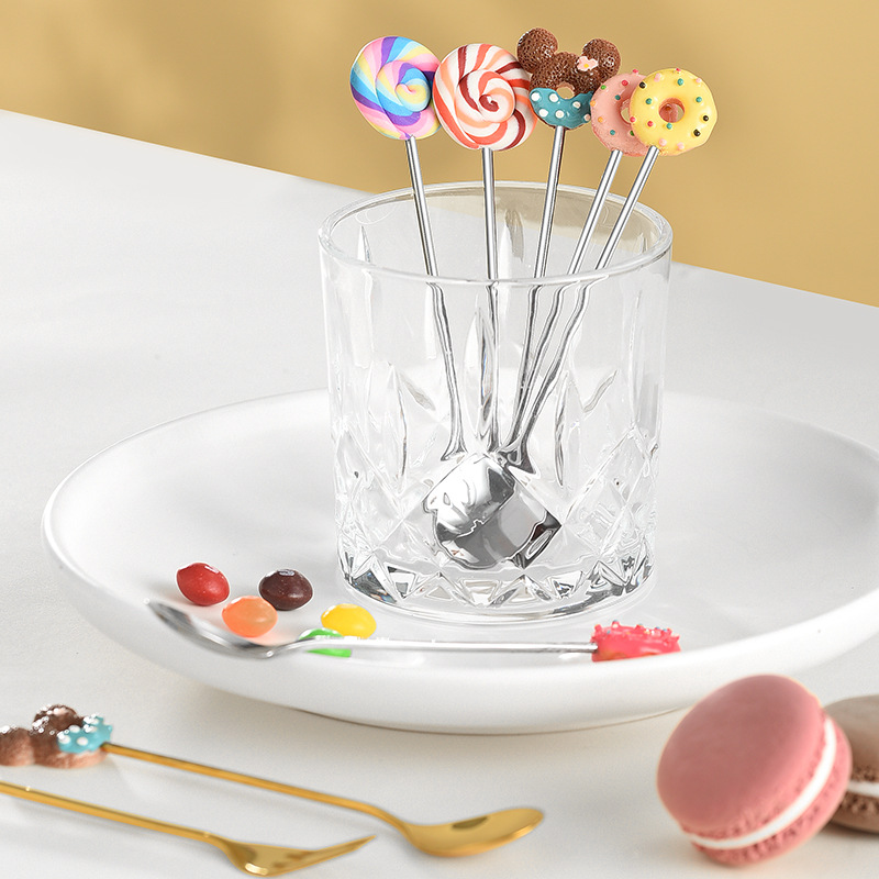 Spoon Stainless Steel Cartoon Creative Dessert Spoon With Cute Children's Doll High Appearance Level Stirring Coffee Spoon Application Scenario