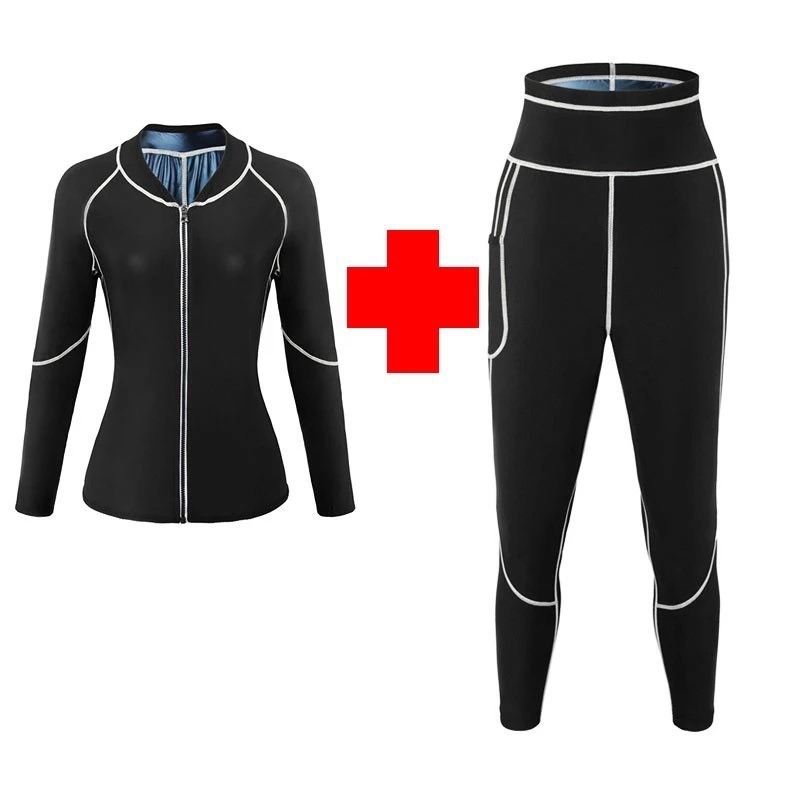Amazon's best-selling sweat-inducing and slimming sportswear, lightweight yoga corsets, sweat-inducing suits, and zipper shapewear Item Picture