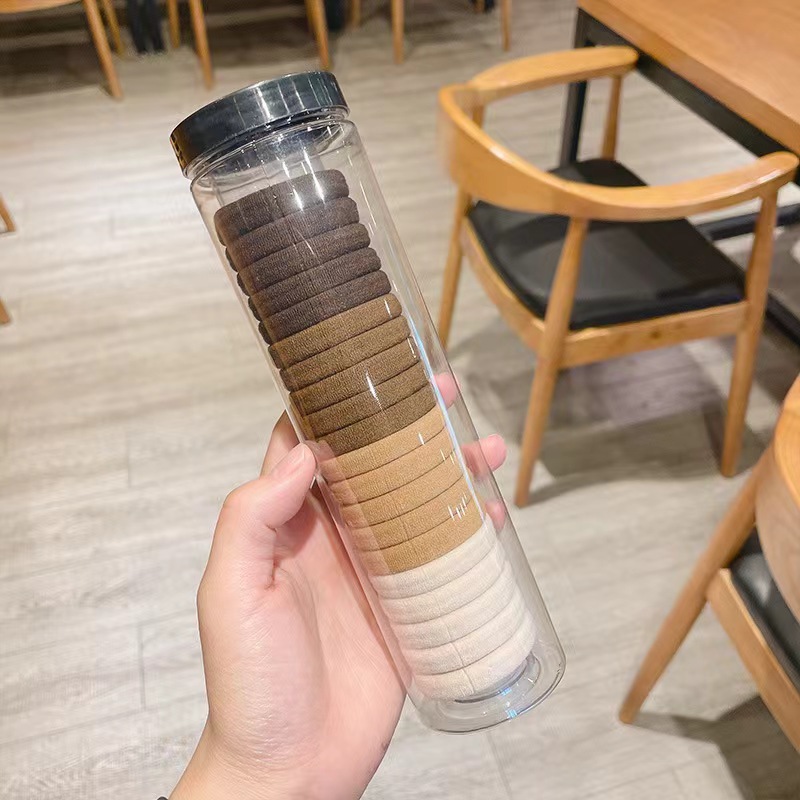 20 canned summer seamless hair bands, high-elasticity rubber bands, adult hair ties, thickened hair ties, Korean-style accessories Application Scenario