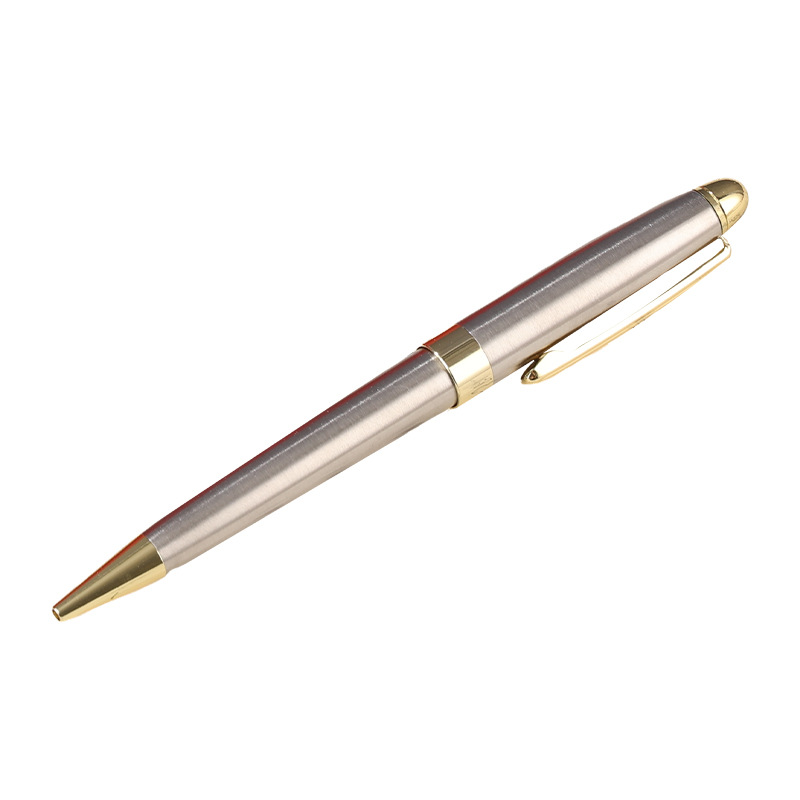 Wholesale of high-end metal ballpoint pens, wholesale promotion of business rotating ballpoint pens, hotel gifts, ballpoint pens Item Picture