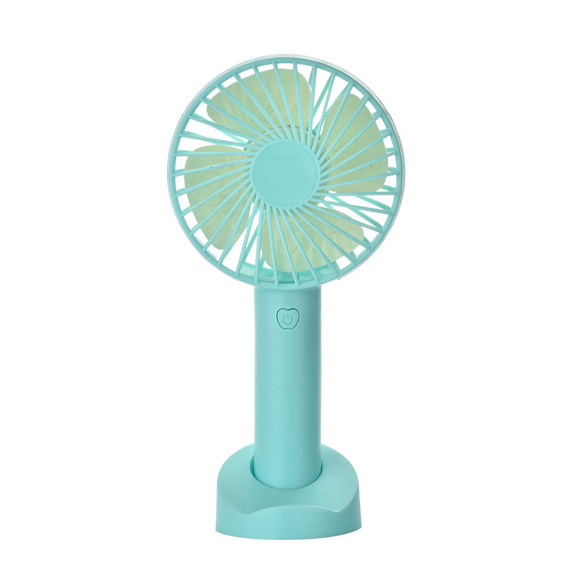 Venta al por mayor transfronteriza handheld fan pequeño hogar escritorio teléfono soporte fan gran viento silencioso USB recargable fan Item Picture