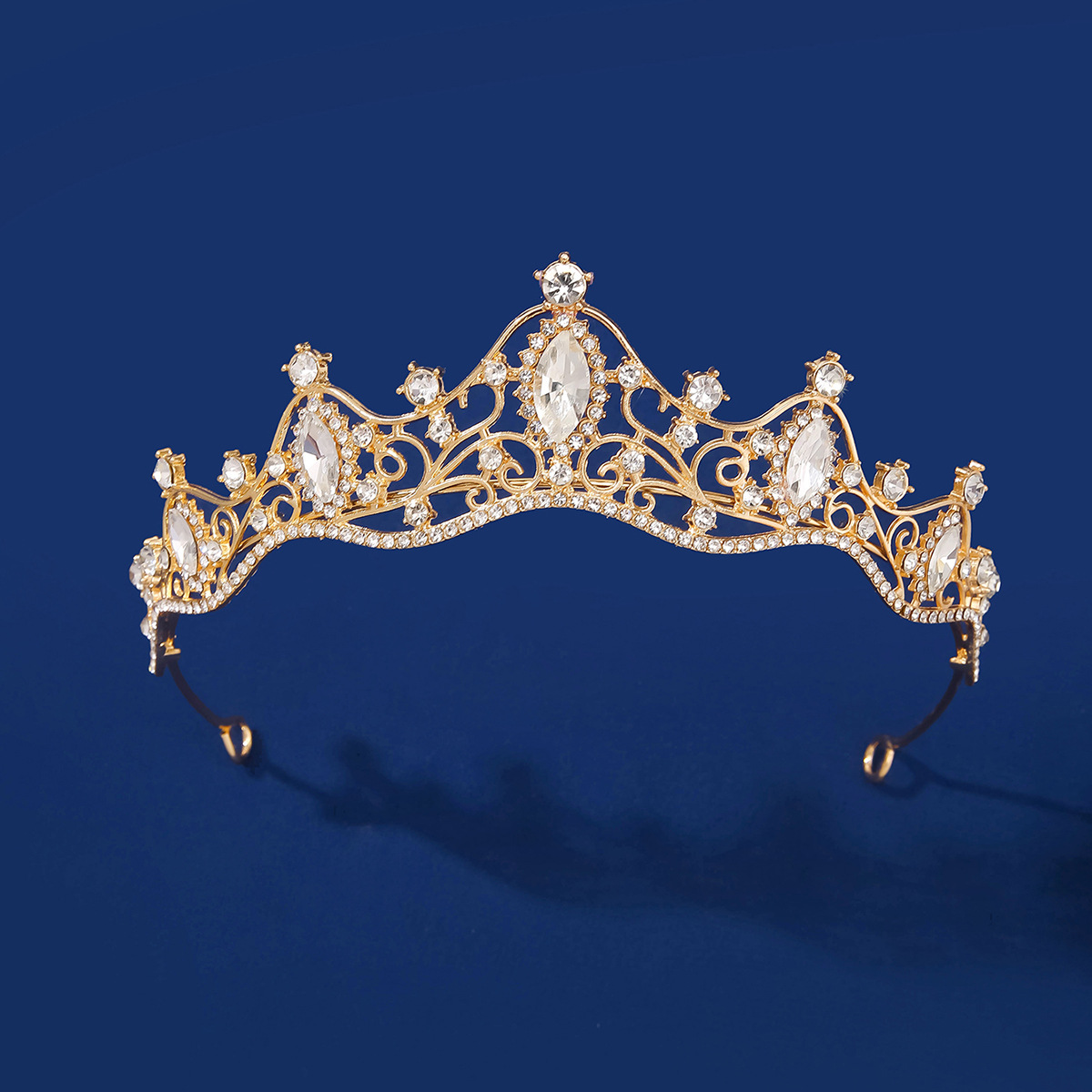 Cross-border best-selling bride headbands, crown wedding accessories, headwear, hair clips, birthday party wear, hot-selling crown hair bands details Picture