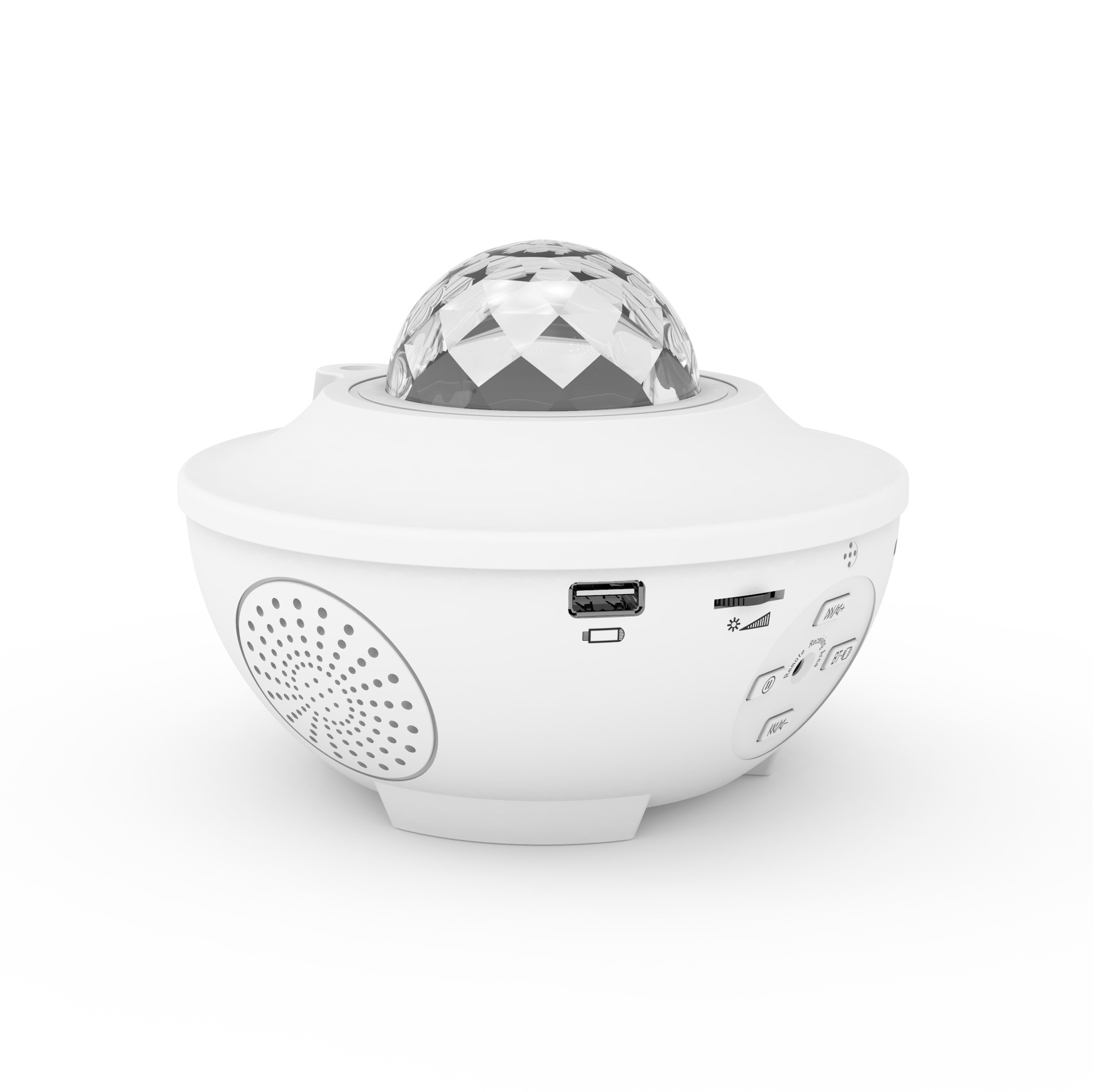 The manufacturer processes and customizes new full-color music starry sky projection lights, with free LOGO printing, night lights and dual-speaker speakers Application Scenario