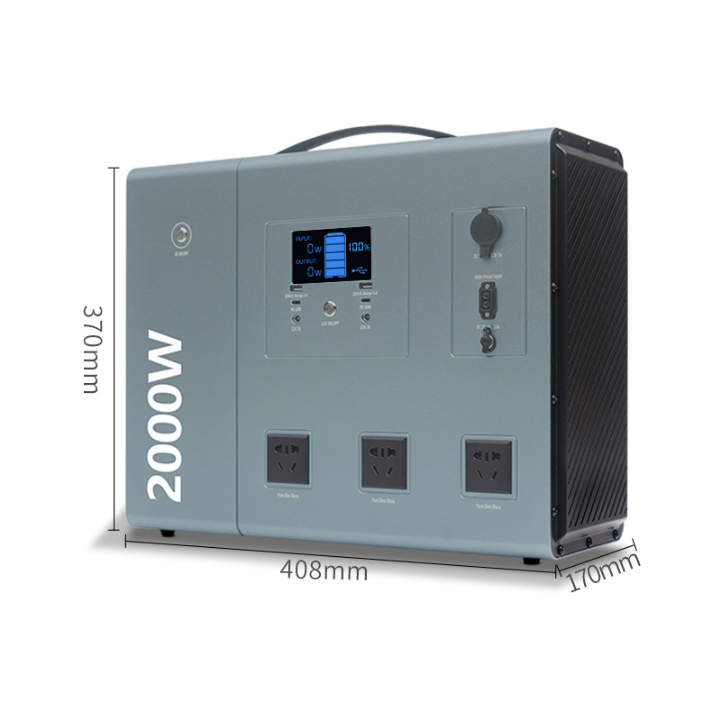 2000W outdoor mobile power bank, 220V emergency EPS power supply, high-power RV energy storage power supply, lithium battery Application Scenario
