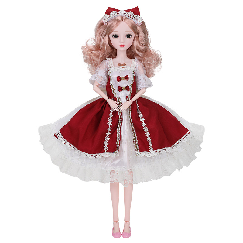 美人鱼童心芭白底实物图