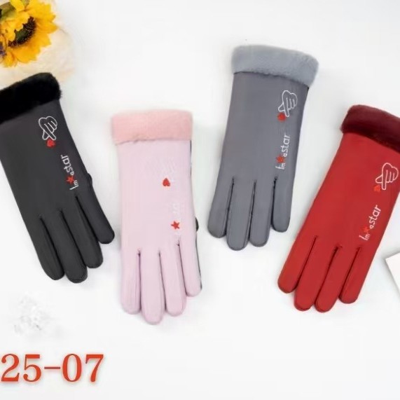 Outdoor ski gloves, motorcycle and electric bike riding gloves with fleece and thickening, windproof and anti-slip, wholesale for morning and night markets Specification image