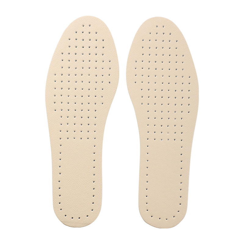 High elasticity, shock absorption, deodorization, super soft leather insoles, summer thin full insoles, a must-have for standing for a long time without getting tired Item Picture