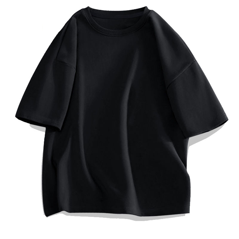 A new summer fashion brand for men in 2025, featuring a pure cotton, versatile short-sleeved T-shirt. It's a niche high-street American loose top Specification image