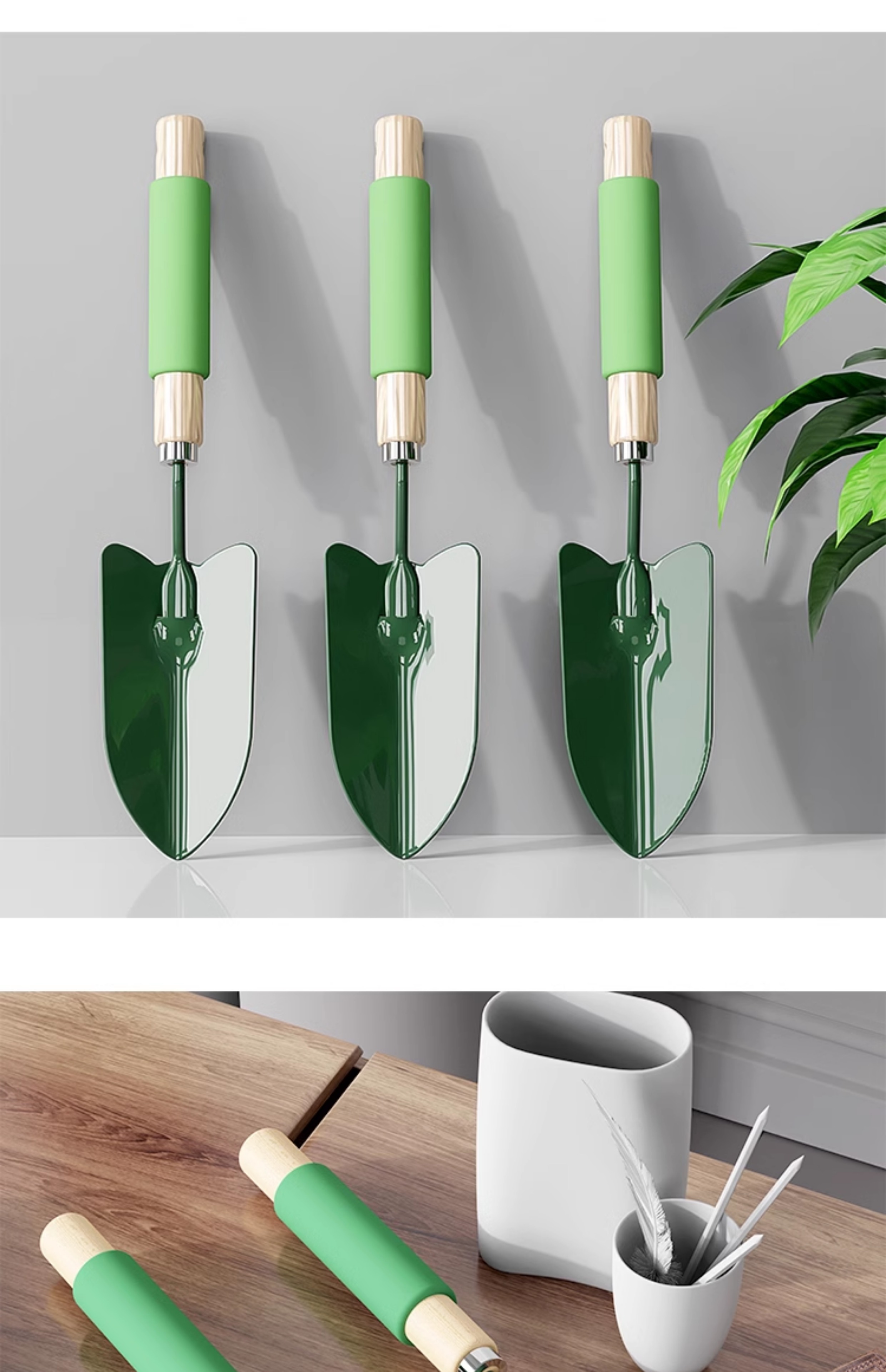 铲子园艺盆栽种菜铲子小种花花园大号松土小工具三件套室内花卉详情25