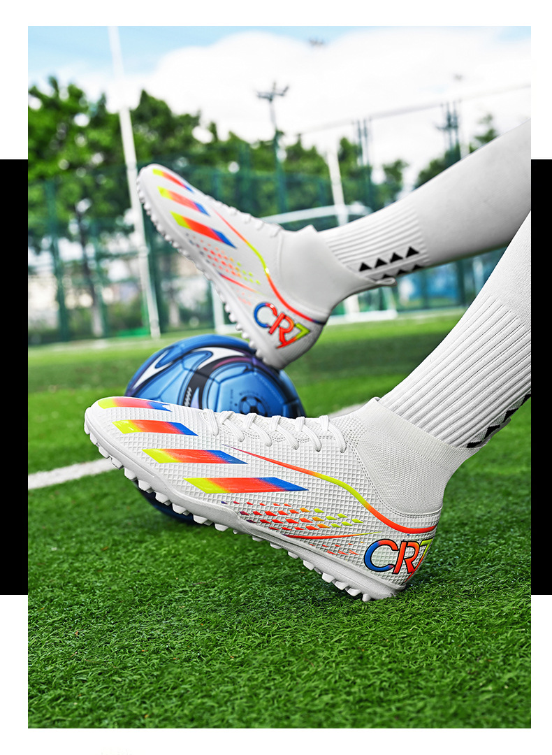 跨境新款高帮足球鞋人造草坪学生青少年专业比赛足球鞋现货批发详情16