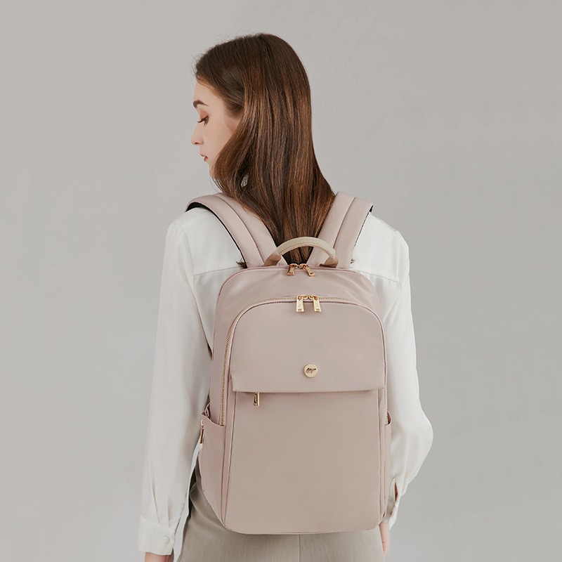 The 2023 new business and casual backpack is a lightweight and simple computer bag with large capacities of 15.6 inches, 14 inches and 13 inches details Picture