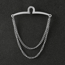 Men's Tie accessories Tie Chain Metal chain U-chain Dress shirt chain Tie Tie with accessories