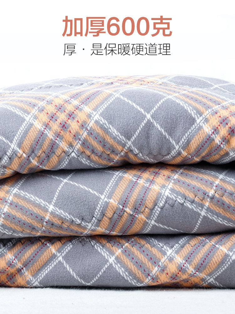 蚕丝保暖裤羊细节图