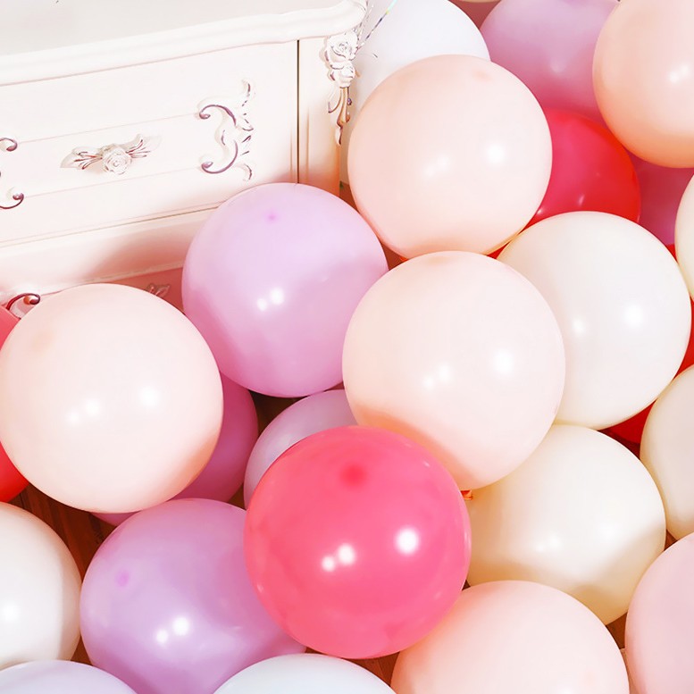 Factory direct sales of 10-inch macaron balloons, matte 2.2g creative wedding balloons, festival decoration balloons wholesale Specification image