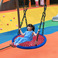 儿童室内外圆盘秋千幼儿园鸟巢吊绳吊椅景区小型游乐设备宝宝摇椅图