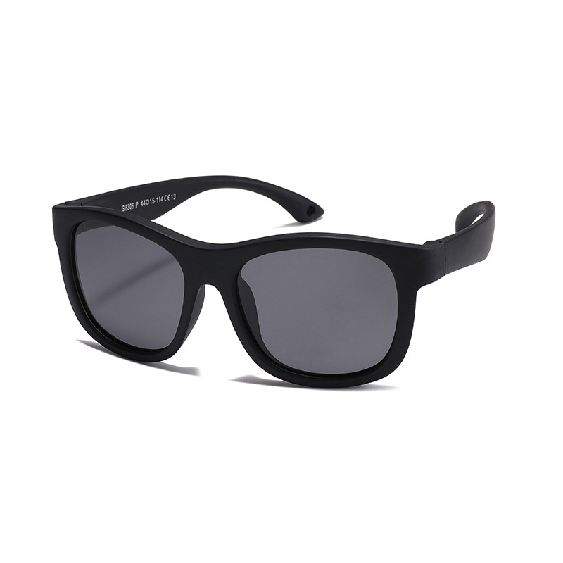 新款0-3岁宝宝墨镜户外硅胶框架儿童太阳镜夏日户外遮阳眼镜X8306详情图4