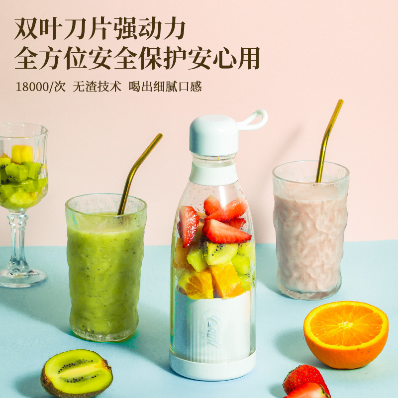 Portable Mini Juicer Wireless Electric Juicer Cup Home Juicer Cup Multi-Functional Juicer Cross-Border Wholesale details Picture