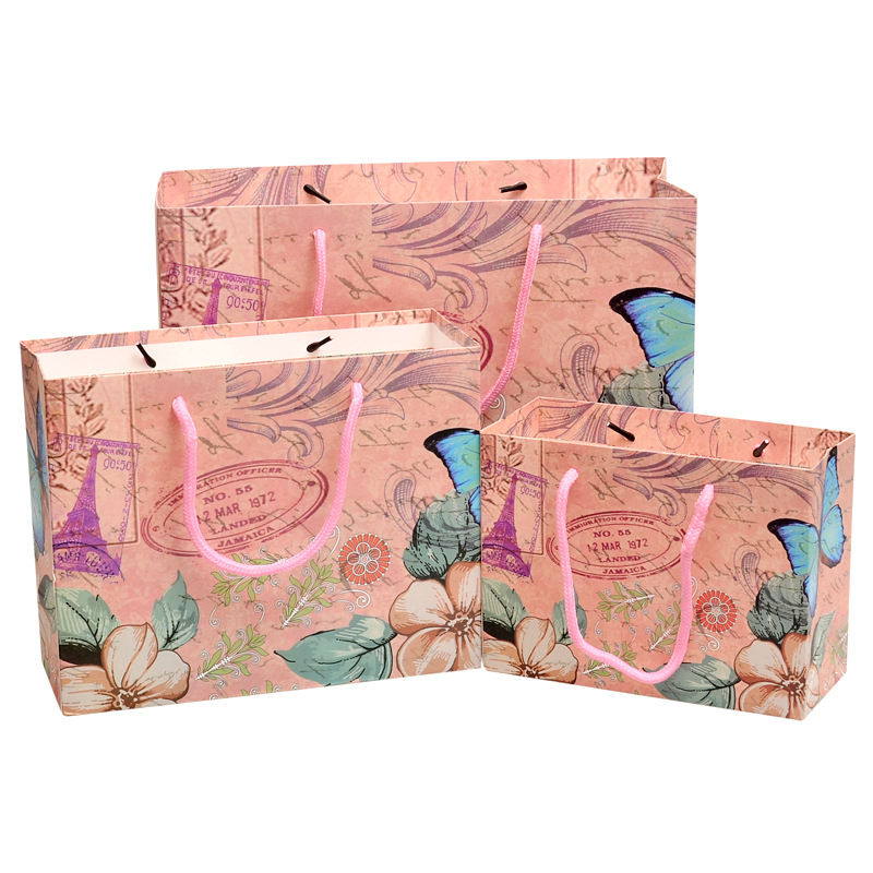 新款/欧美风埃菲尔/手提袋包装袋白底实物图