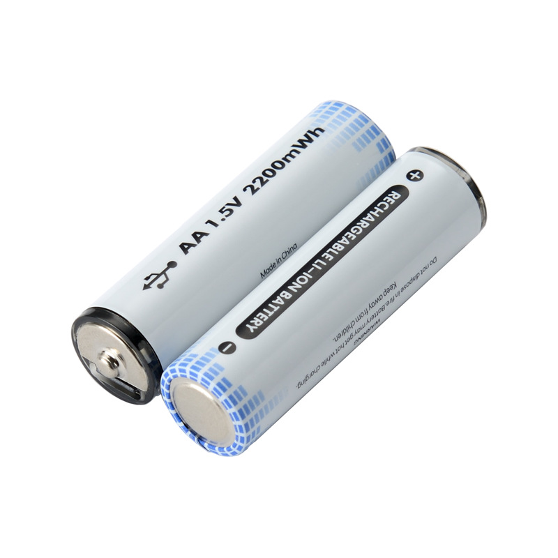 usb charging 1.5V5 battery High capacity 3000mWh Fingerprint lock toy battery 14500 lithium battery Item Picture