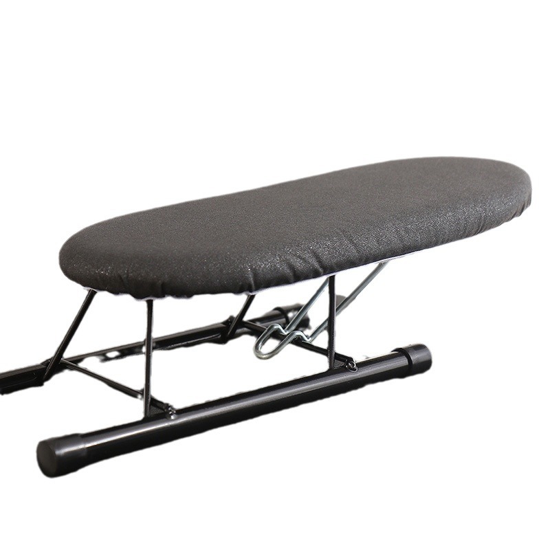 Black folding ironing board, household standing ironing board, ironing pad plate, ironing board, clothes ironing board Item Picture