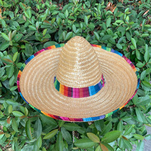 万圣节圣诞舞会帽子狂欢墨西哥草帽彩色新狂欢感恩节服装服饰