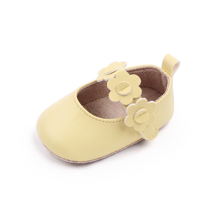 Baby girl PU small leather shoes, Spring and Autumn new small flower baby shoes, comfortable and soft walking shoes, one piece consignment, BC2247 Item Picture