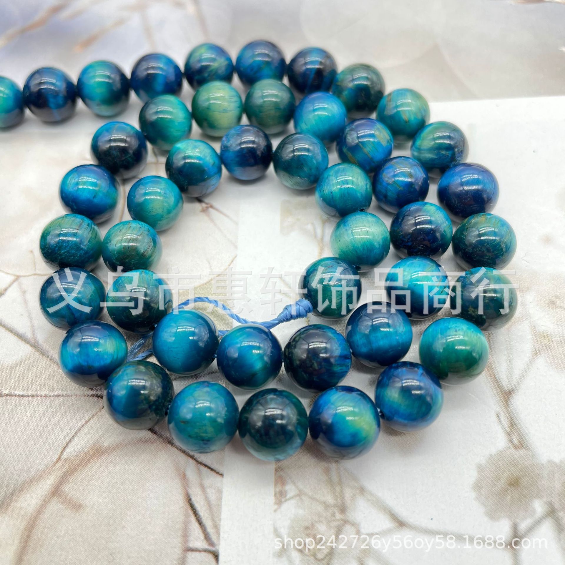 Factory Direct Sales Tiger Eye Stone Loose Beads With Beads Round Beads Accessories Natural Material Semi-Finished Diy Buddhist Beads Jewelry Application Scenario