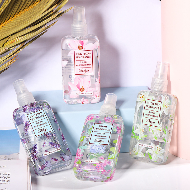 Net Celebrity Selya Perfume Body Spray Women's Perfume Portable Clothing Fragrance Lily Lavender Fruit Fragrance Type Hair Replacement Application Scenario