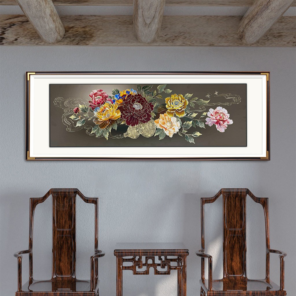 穆斯林壁画/铁艺/挂画/珐琅/按数字油画细节图