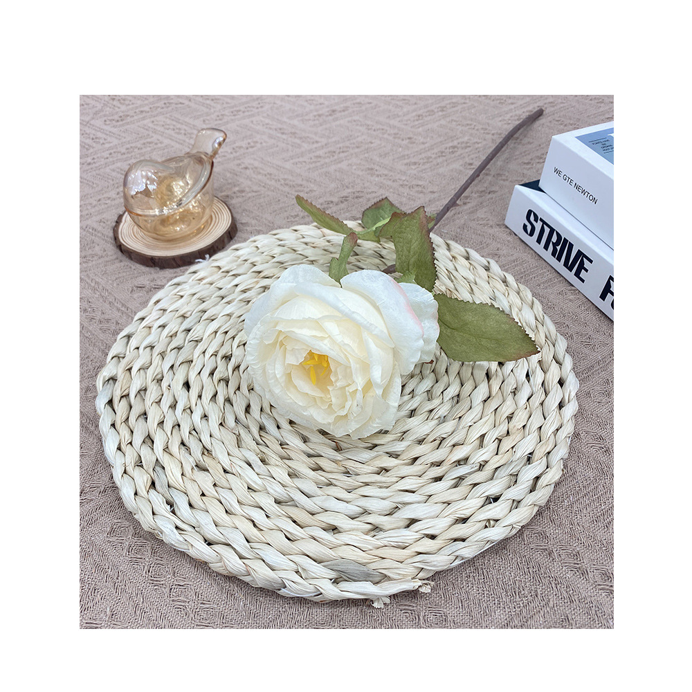 Other Simulation Crafts Simulation European Single Rose Cross-Border Wedding Home Artificial Decorative Flowers Item Picture