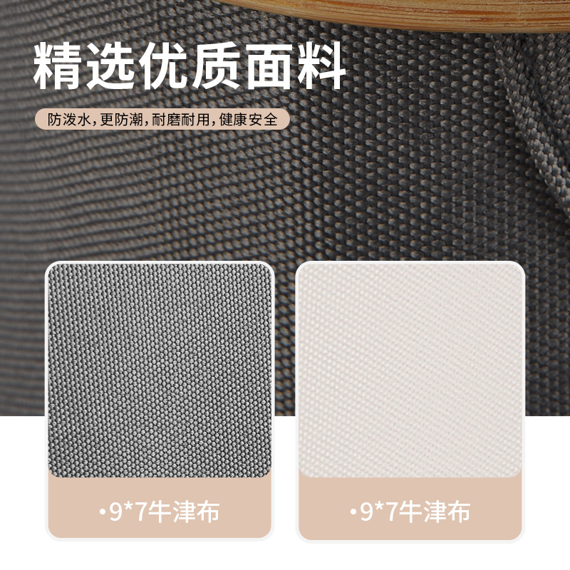 Amazon 600D cationic dirty clothes basket with lid and foldable toilet paper storage basket Specification image