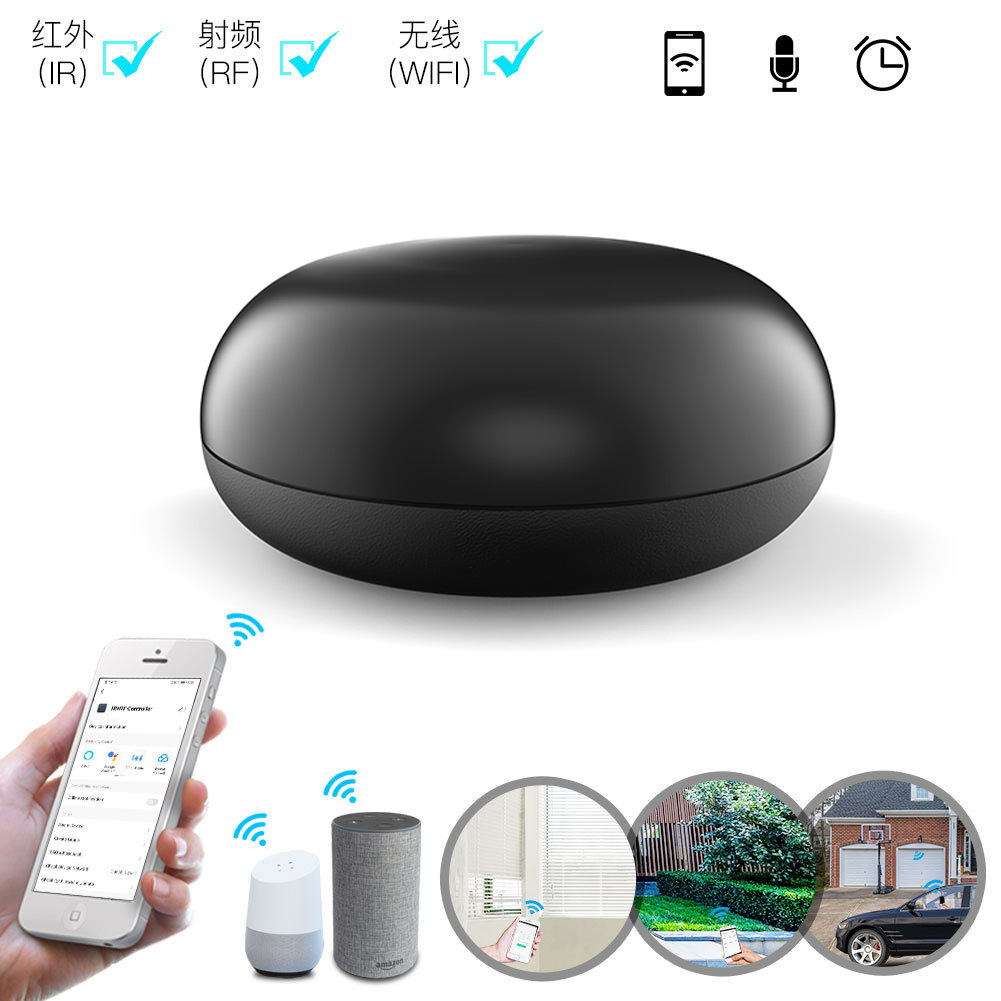 Tuya wifi Smart Remote Control RF433+IR Infrared Radio frequency Infrared Remote Control for remote voice control via mobile phone details Picture