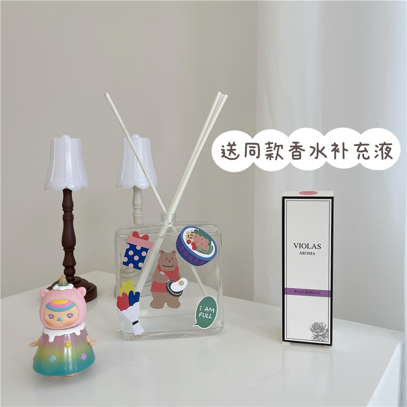 韩国ins清新藤条香薰精油室内持久留香除异味装饰花瓶工艺品礼品详情7