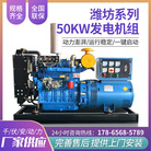 50kw潍坊发电机组 50千瓦商用柴油发电机组 小型应急备用发电机组