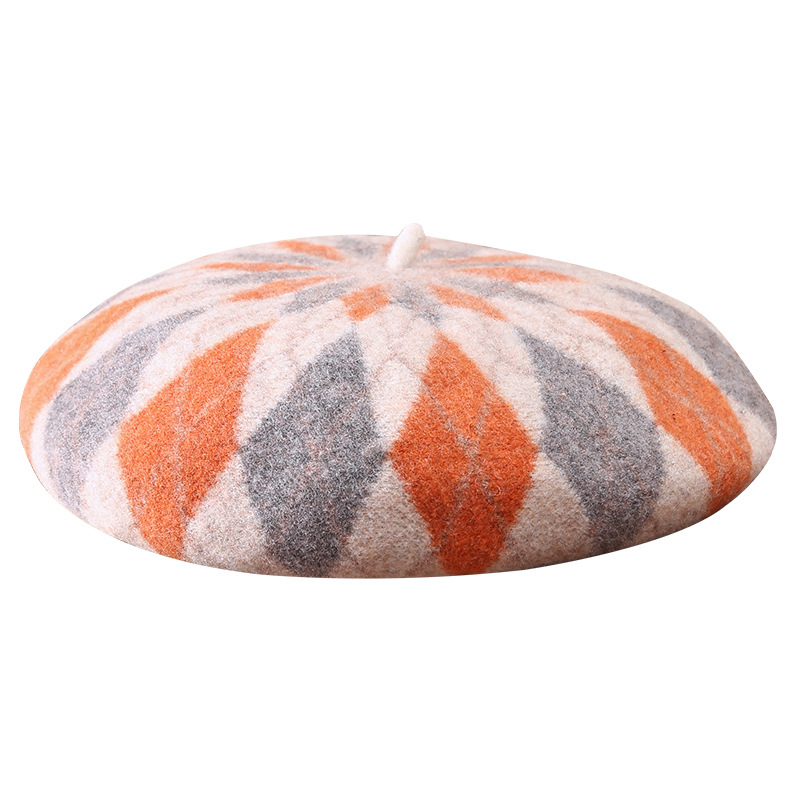 帽子女秋冬小白底實(shí)物圖