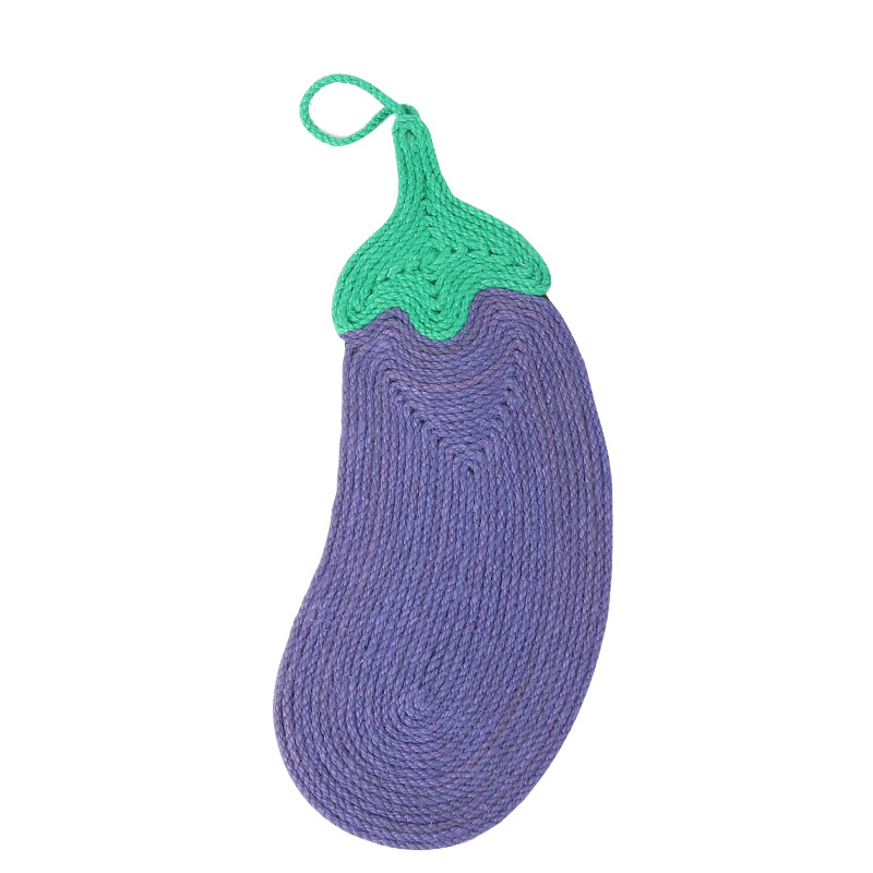 厂家直供新款菠萝形剑麻猫抓垫 耐抓剑麻猫玩具 磨爪猫玩具批发详情图1