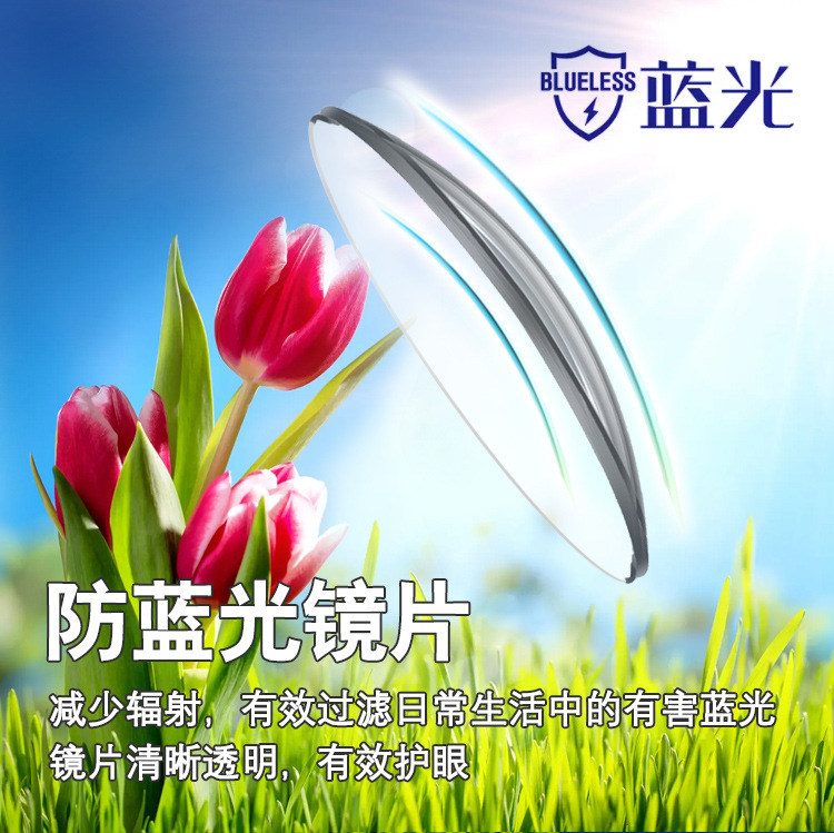 1.67 Regular manufacturer wholesale aspheric anti-blue light anti-myopia lenses in stock Item Picture