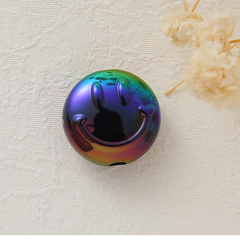 Smiling face acrylic jewelry diy accessories, ins niche heartwarming hand and hair accessories, handcrafted materials wholesale pic 8