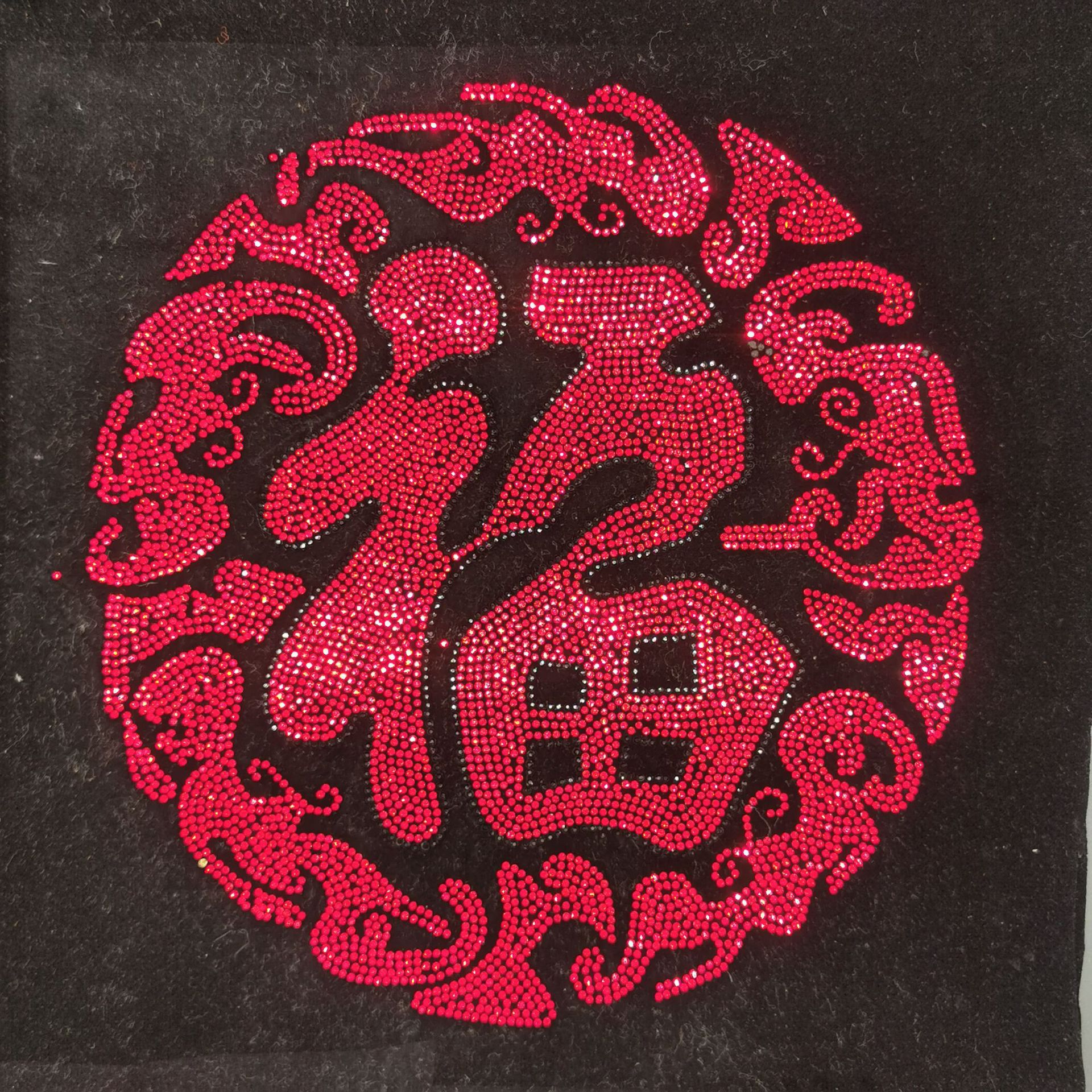 Clothing Accessories Hot Drill Hot Map Color Middle East Diamond Cool China Fu For Amazon Export Support Personalized Processing Specification drawing