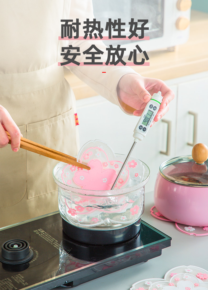 High-end heat insulation pads for dining tables, cute Japanese placemats, pvc coasters, heat-resistant pads, table MATS, bowl MATS, pot MATS, plate MATS pic 12