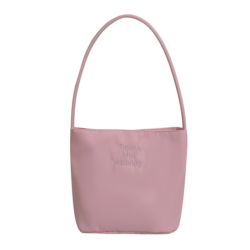 Korean dopamine spring bucket bag New single-shoulder personalized casual handbag, women's underarm bag tote bag, trendy Item Picture