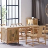 Homestay, home, office, Kung Fu tea table, tea ceremony, Zen tea table, tea table and chair combination, simple new Chinese-style coffee table Specification image