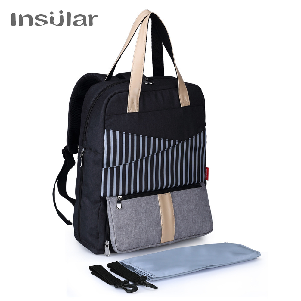 Spot Multi-Functional Portable Shoulder Large Capacity Mom Bag Mother And Child Go Out Backpack Mother Bag Waiting For Delivery Bag Cross-Border Item Picture