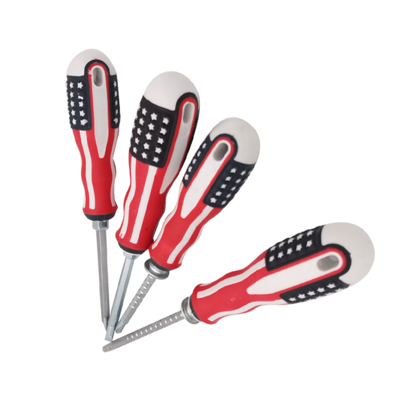 National flag, cross, straight, double-purpose telescopic screwdriver set, household manual tools, screwdriver, screwdriver, strong magnetic screwdriver Item Picture
