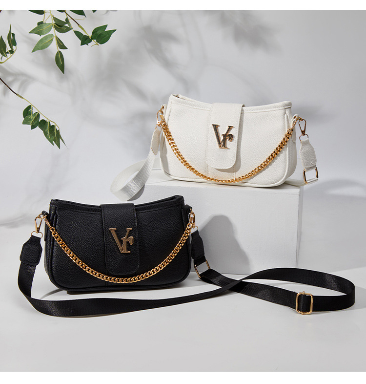 今年流行的腋下包2025跨境女包工厂直营单肩包女高级感女生腋下包详情3