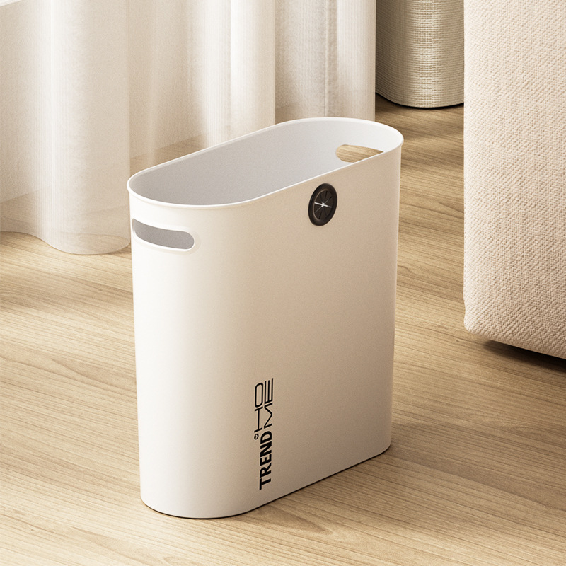 Q2265 Simple Sewn Garbage Can Household Hotel Simple Light Luxury Kitchen Bathroom Gap Garbage Can