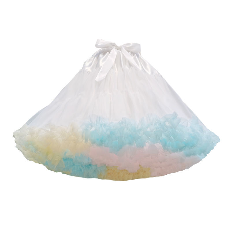 Skirt lolita Lolita marshmallow Cloud boneless gauze skirt White petticoat pompadour skirt skirt Application Scenario