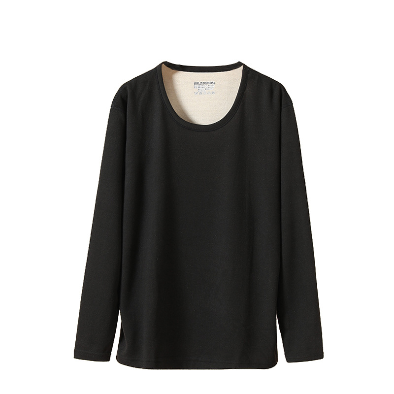 [Support Hair] Silk Wool Dazzle Ab Face Plus Thermal Underwear Men And Women Plus Fleece Thickened Suit Winter Item Picture