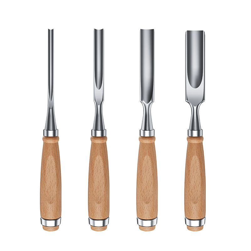 LAN Sheng Woodworking's semi-circular chisel, outward-edge carved chisel, round chisel set, semi-circular chisel shovel, arc-shaped chisel, arc-edge chisel Item Picture