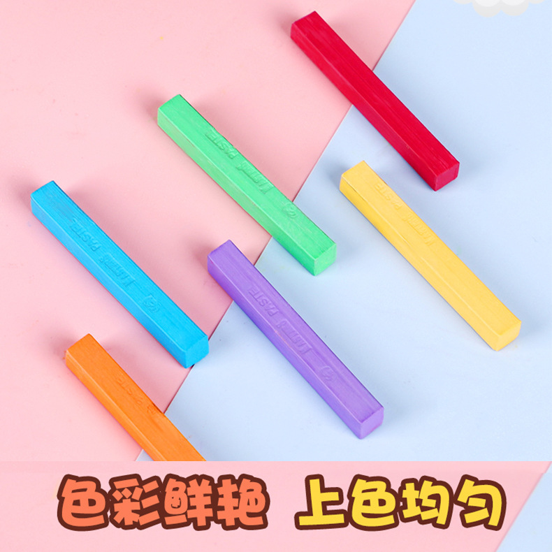 色粉笔马利12色24色36色48色彩色粉笔颜料彩绘色粉染发棒色粉定制详情图2